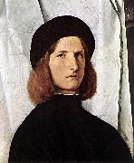 LOTTO, Lorenzo Portrait of a Man af painting
